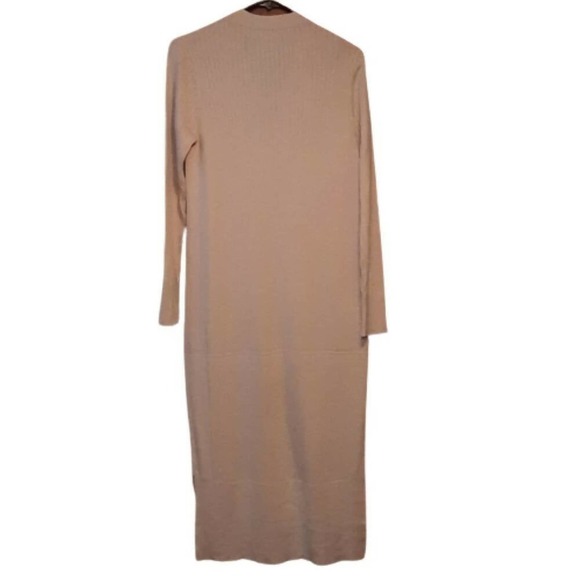 Brass‎ The Ribbed Cardigan Sweater Dress - /Beige - Picture 3 of 8